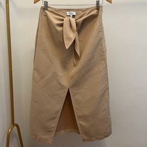 & Other Stories knot-detail midi skirt